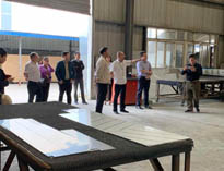 區領導視察優佰特廚房設備公司，我公司獲高度贊揚！